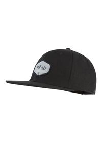 Czapka z daszkiem bawełniana Rab Axion Badge Cap. Kolor: czarny. Materiał: bawełna