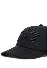 EA7 Emporio Armani Czapka z daszkiem 7X000052 AF13150 UC001 Czarny. Kolor: czarny. Materiał: bawełna, materiał