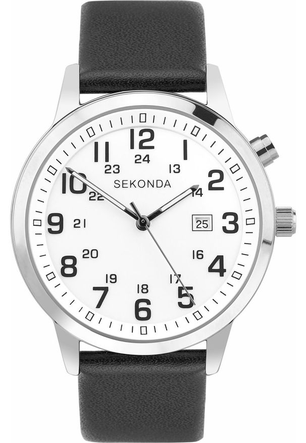Zegarek Sekonda Zegarek męski Sekonda 30125 czarny. Kolor: czarny