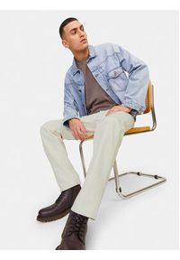 Jack & Jones Jeansy Chris 12252087 Écru Relaxed Fit #2