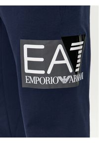 EA7 Emporio Armani Spodnie dresowe 3DPP73 PJ05Z 1554 Granatowy Regular Fit. Kolor: niebieski. Materiał: bawełna #3