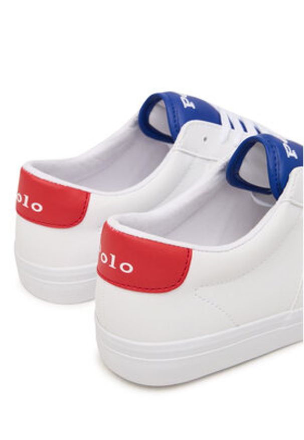 Polo Ralph Lauren Sneakersy RL04833102 Biały. Kolor: biały. Materiał: skóra