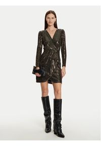 Morgan Sukienka koktajlowa 242-RSTELLA Czarny Regular Fit. Kolor: czarny. Materiał: syntetyk. Styl: wizytowy #3