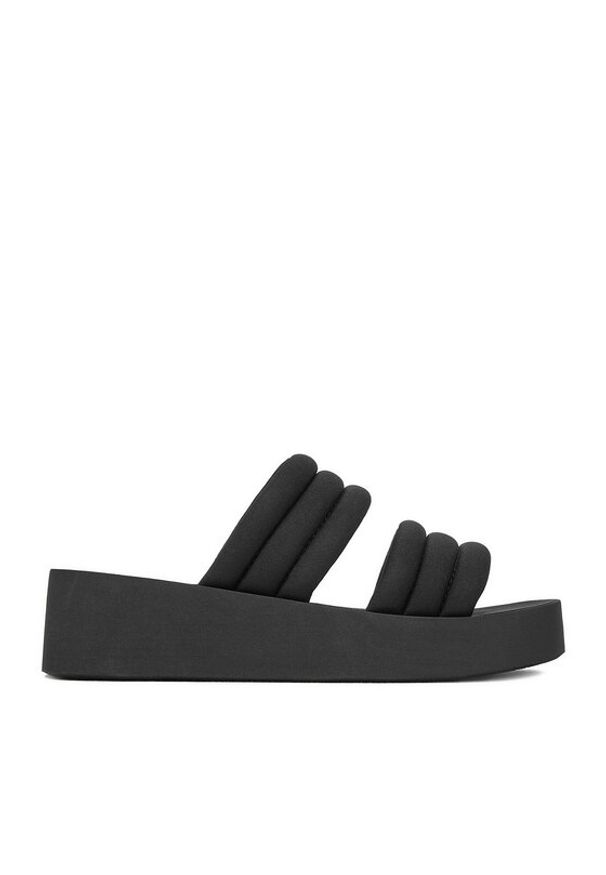 Roxy Klapki ARJL101151 Czarny. Kolor: czarny. Materiał: materiał