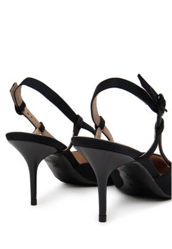 Love Moschino - LOVE MOSCHINO Sandały JA10627G1MIMX000 Czarny. Kolor: czarny. Materiał: materiał
