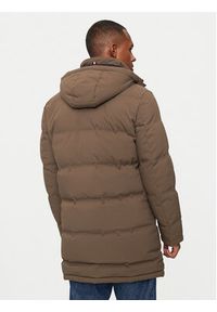 Hechter Paris Płaszcz zimowy 45017 142205 Khaki Regular Fit. Kolor: brązowy. Materiał: syntetyk. Sezon: zima #5
