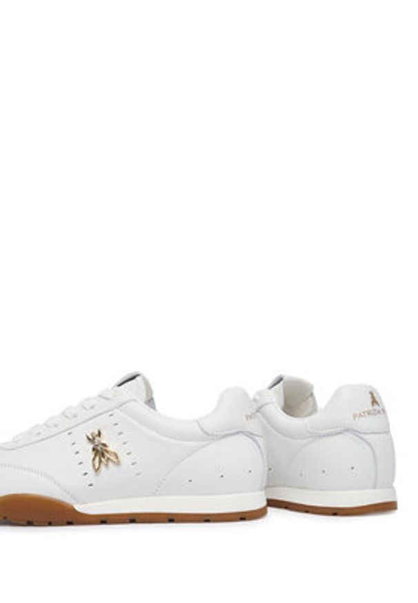 Patrizia Pepe Sneakersy PPJ363.06 Biały. Kolor: biały. Materiał: skóra