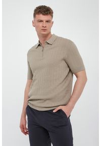 Armani Exchange - Polo męskie bawełniane ARMANI EXCHANGE. Typ kołnierza: polo. Materiał: bawełna #1