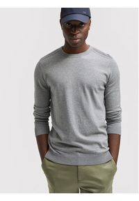 Selected Homme Sweter Berg 16074682 Szary Regular Fit. Kolor: szary. Materiał: bawełna #2