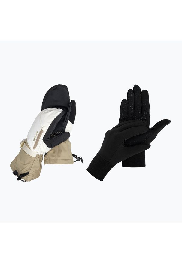 Rękawice snowboardowe damskie Dakine Sequoia Gore-Tex Mitt. Kolor: beżowy. Technologia: Gore-Tex. Sezon: zima. Sport: snowboard