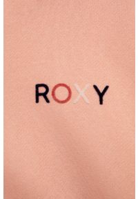 Roxy Bluza dziecięca kolor pomarańczowy z kapturem z aplikacją. Okazja: na co dzień. Typ kołnierza: kaptur. Kolor: pomarańczowy. Wzór: aplikacja. Styl: casual