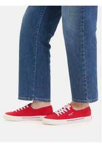 Pepe Jeans Tenisówki Brady Basic W PLS31287 Czerwony. Kolor: czerwony. Materiał: materiał #4