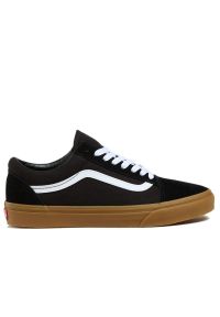 Buty unisex Vans Old Skool VN000CR5B9M1 - czarne. Okazja: na co dzień. Kolor: czarny. Materiał: zamsz, guma. Szerokość cholewki: normalna. Model: Vans Old Skool