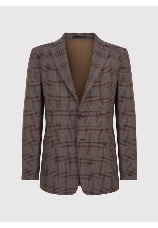 Pako Lorente - PAKO LORENTE – Marynarka męska P22WP-3X-031-D-S. Okazja: na co dzień. Materiał: wełna. Styl: casual