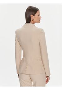 Marciano Guess Marynarka Paula 4RGN24 7046A Beżowy Slim Fit. Kolor: beżowy. Materiał: syntetyk