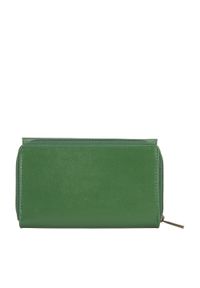 Wittchen - Damski portfel ze skóry poziomy zielony. Kolor: zielony. Materiał: skóra #6