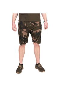 FOX - Spodenki Szorty Wędkarskie Męskie Fox Lw Camo Jogger Shorts. Kolor: brązowy, zielony, wielokolorowy