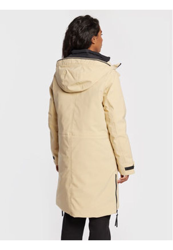 Halti Parka Bergga 065-0425 Beżowy Relaxed Fit. Kolor: beżowy. Materiał: syntetyk