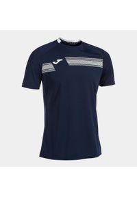 Koszulka męska Joma Smash Short Sleeve T-Shirt navy/white XXL. Kolor: niebieski, biały, wielokolorowy. Długość rękawa: krótki rękaw. Długość: krótkie. Sport: tenis #1