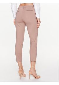 Pinko Spodnie materiałowe Bello 100155 A0HM Brązowy Slim Fit. Kolor: brązowy. Materiał: syntetyk