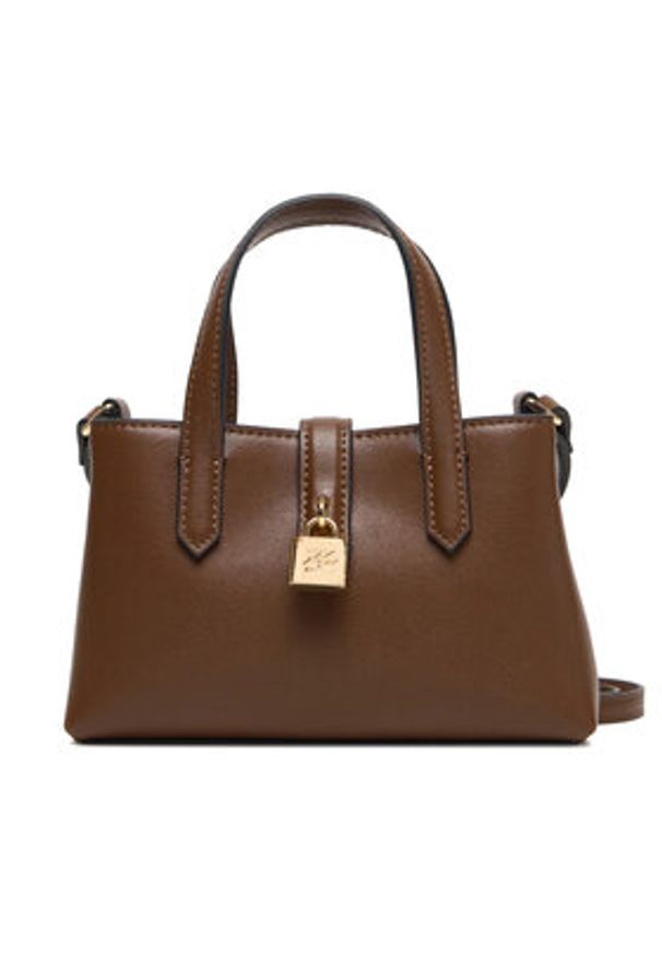 Karl Lagerfeld - KARL LAGERFELD Torebka B1W32027 Brązowy. Kolor: brązowy. Materiał: skórzane