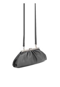 Kazar - Elegancka skórzana torebka pouch bag w szarym kolorze. Kolor: szary. Materiał: skórzane. Styl: elegancki. Rodzaj torebki: do ręki #6