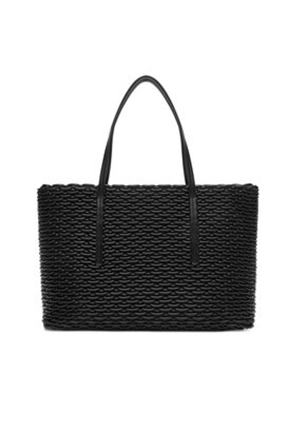 Calvin Klein Torebka LV04F3292G Czarny. Kolor: czarny. Materiał: skórzane