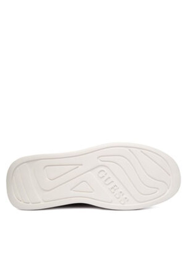 Guess Sneakersy FMPELA FAL12 Brązowy. Kolor: brązowy. Materiał: skóra