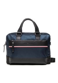 TOMMY HILFIGER - Torba na laptopa Tommy Hilfiger. Kolor: niebieski