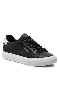 Calvin Klein Sneakersy Vulcanized Lace Up Lth HW0HW02037 Czarny. Kolor: czarny. Materiał: skóra #6