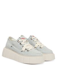 Inuikii Sneakersy Matilda Frayed 1001-001-0181 Niebieski jasny. Kolor: niebieski. Materiał: materiał #5