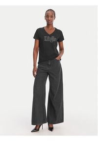 Liu Jo Sport T-Shirt TA6057 JS923 Czarny Regular Fit. Kolor: czarny. Materiał: bawełna. Styl: sportowy #2