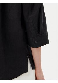 TOMMY HILFIGER - Tommy Hilfiger Koszula WW0WW46169 Czarny Loose Fit. Kolor: czarny. Materiał: len #2