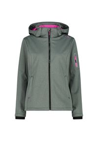 Kurtka damska turystyczna CMP 39A5006M. Kolor: szary, wielokolorowy, zielony. Sport: turystyka piesza #1