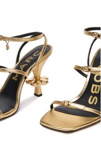 MARC JACOBS - Marc Jacobs Sandały 2P5FPM001F14 Złoty. Kolor: złoty. Materiał: skóra #4