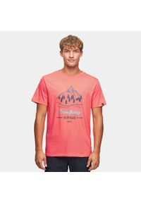 Koszulka turystyczna męska Alpinus Polaris. Kolor: różowy, wielokolorowy, pomarańczowy