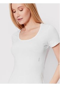 Hugo Komplet 2 t-shirtów Twin 50469660 Biały Regular Fit. Kolor: biały. Materiał: bawełna #4