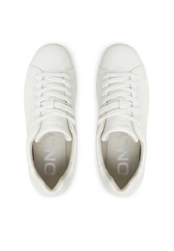 ONLY Shoes Sneakersy Onlsoul-4 15252747 Biały. Kolor: biały. Materiał: skóra