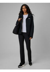 4f - 4F Kurtka przejściowa membrana 5000 damska - czarna XXL. Okazja: na co dzień. Kolor: czarny. Długość rękawa: raglanowy rękaw. Styl: casual #2