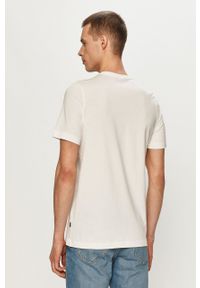 Puma - T-shirt 586668. Okazja: na co dzień. Kolor: biały. Materiał: dzianina. Wzór: aplikacja. Styl: casual #3