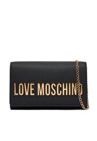Love Moschino - LOVE MOSCHINO Torebka JC4103PP0OKD0000 Czarny. Kolor: czarny. Materiał: skórzane #4