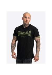 Koszulka Lonsdale Townhead. Kolor: zielony, brązowy, wielokolorowy #1