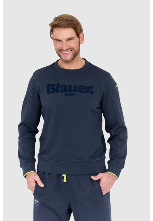 Blauer USA - BLAUER Granatowa bluza. Kolor: niebieski