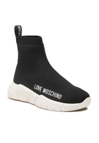 Love Moschino - Sneakersy LOVE MOSCHINO JA15343G1GIZ4000 Nero. Kolor: czarny. Materiał: materiał #1
