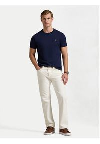 Polo Ralph Lauren T-Shirt 710740727 Granatowy Slim Fit. Typ kołnierza: polo. Kolor: niebieski. Materiał: bawełna #3