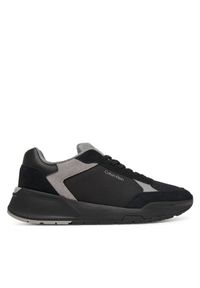 Calvin Klein Sneakersy City Runner Laceup Ny-Su HM0HM02308 Czarny. Kolor: czarny. Materiał: skóra, zamsz #1
