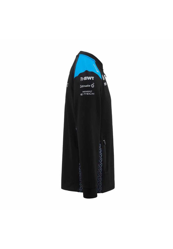 Kappa - Dziecięca bluza dresowa Alpine F1 Atriso 2023. Kolor: wielokolorowy, niebieski, czarny. Materiał: dresówka