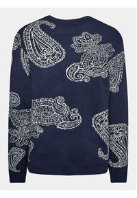 Redefined Rebel Sweter 222069 Granatowy Regular Fit. Kolor: niebieski. Materiał: syntetyk