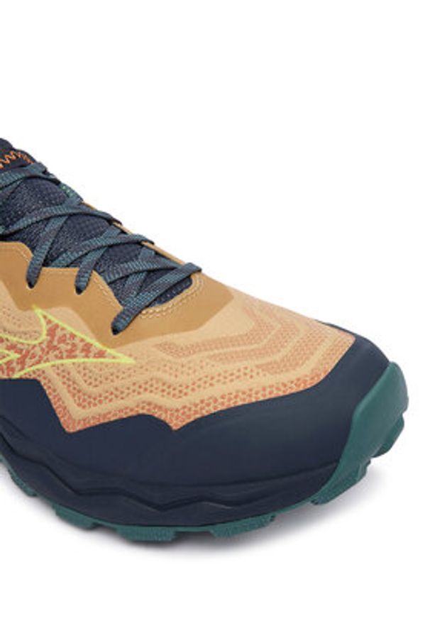 Mizuno Buty do biegania Wave Daichi 9 J1GJ2571 Brązowy. Kolor: brązowy. Materiał: skóra. Model: Mizuno Wave