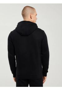 Big-Star - Bluza męska z kapturem czarna Ajron 906/ Kersyn 906. Okazja: na spacer. Typ kołnierza: kaptur. Kolor: czarny. Materiał: materiał, jeans, dresówka. Długość rękawa: długi rękaw. Długość: długie. Styl: elegancki, sportowy, wakacyjny #2